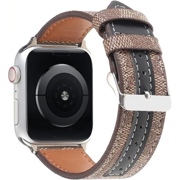 NEW Leather Luxury Design Apple Watch Band - Picture 2 of 5